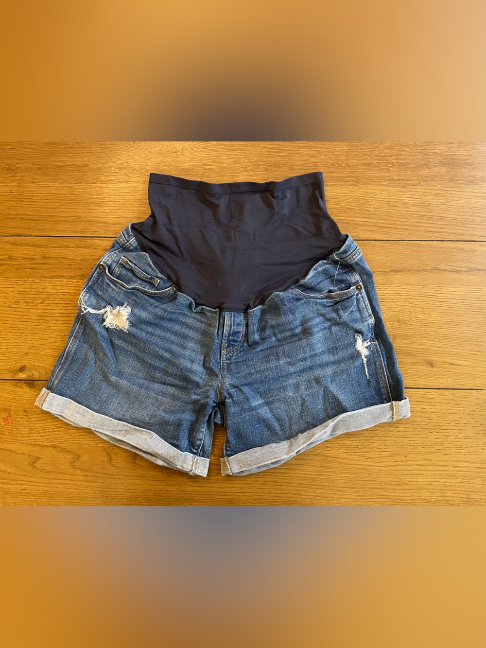 Old Navy Maternity denim shorts size 12 #197